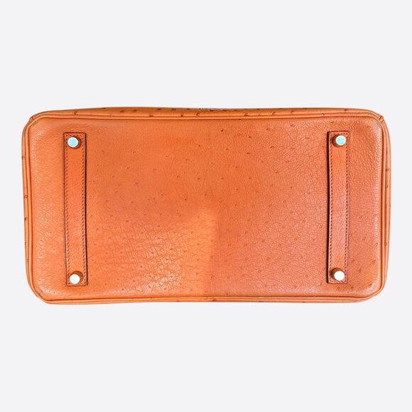 Hermes Brown Ostrich Birkin 35 - Picture 5 of 8